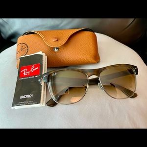 Rayban brown sunglasses with brown frame and brown gradient lenses
